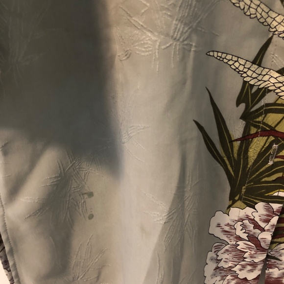 Citron beautiful Mandarin collar button up tunic size large - Picture 4 of 5